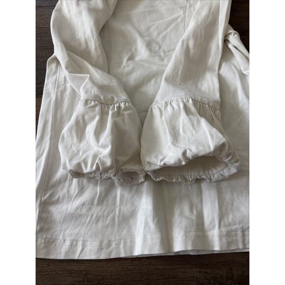 Matilda Jane 10 Ivory Puff Sleeve Long Sleeve Top Shirt - Picture 3 of 3